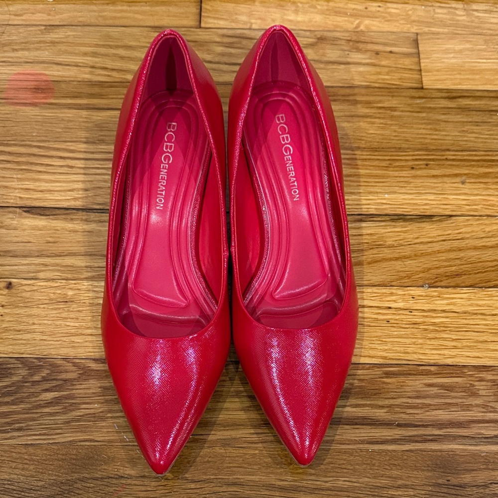BCBGeneration Bold Red Heels